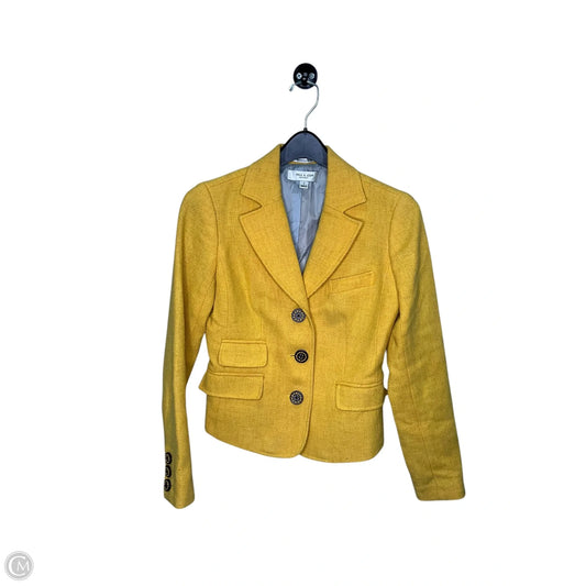Blazer By Clothes Mentor In Yellow, Size: S