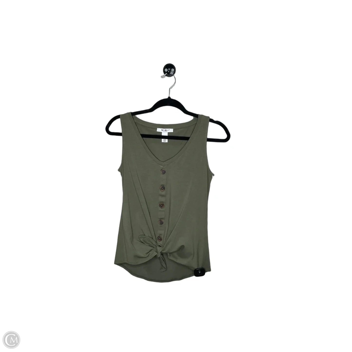 Top Sleeveless By White House Black Market In Green, Size: Xxs