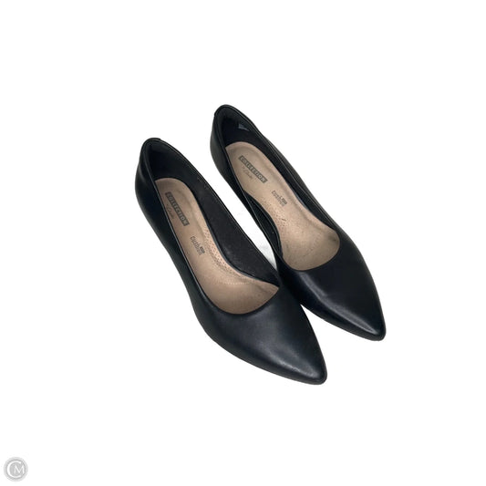 Shoes Heels Kitten By Clarks In Black, Size: 8