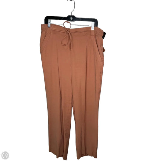 Pants Linen By Loft In Brown, Size: M