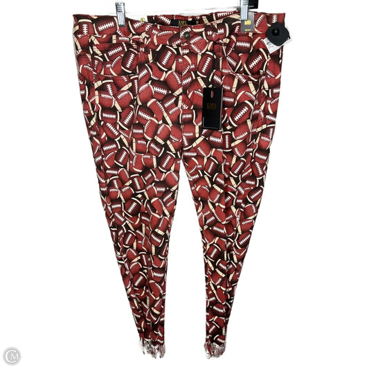 Pants Cropped By Lucky & Blessed In Orange, Size: 18