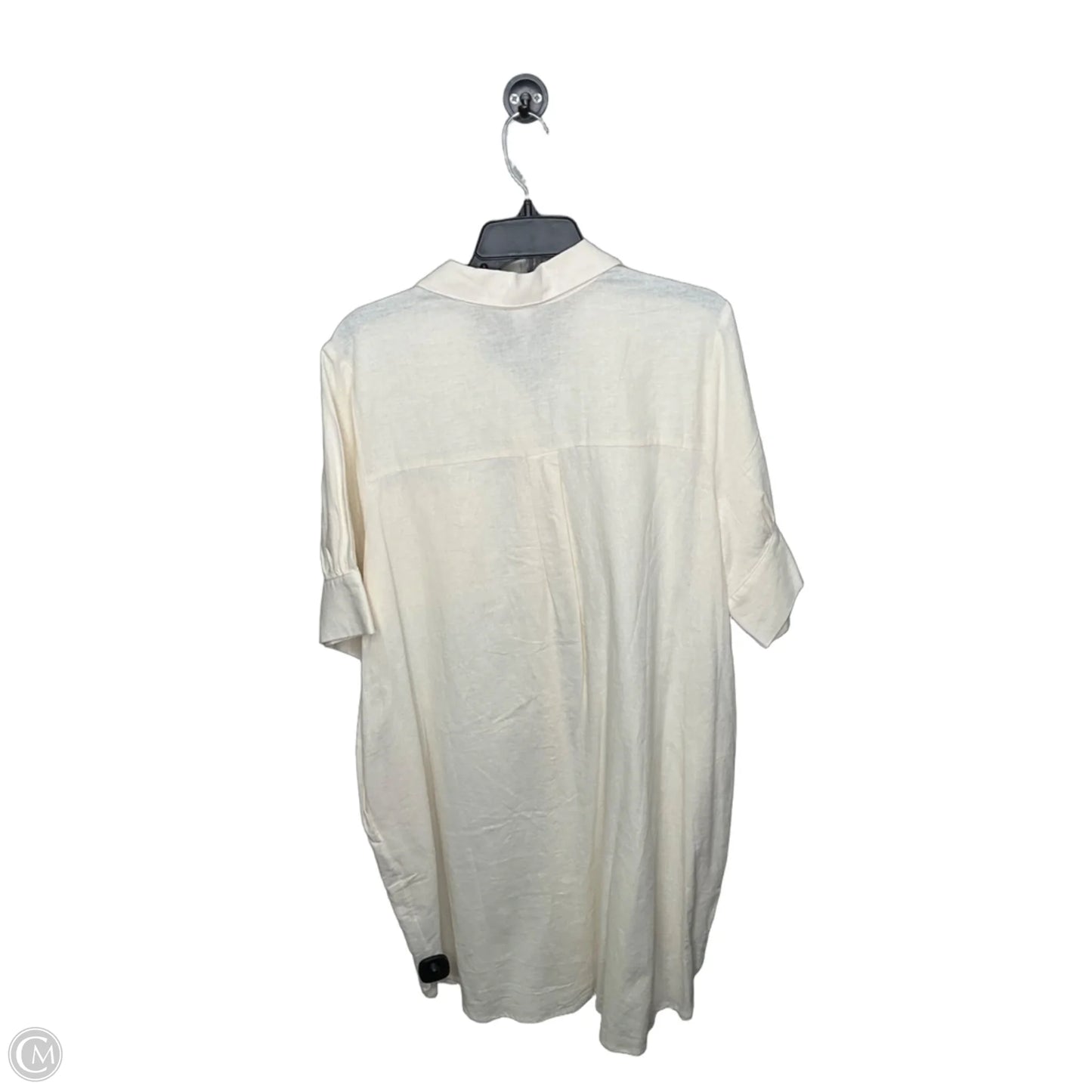 Dress Casual Midi By Old Navy In Cream, Size: Xl