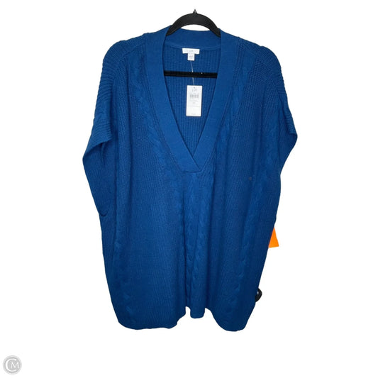 Vest Sweater By J. Jill In Teal, Size: 3x