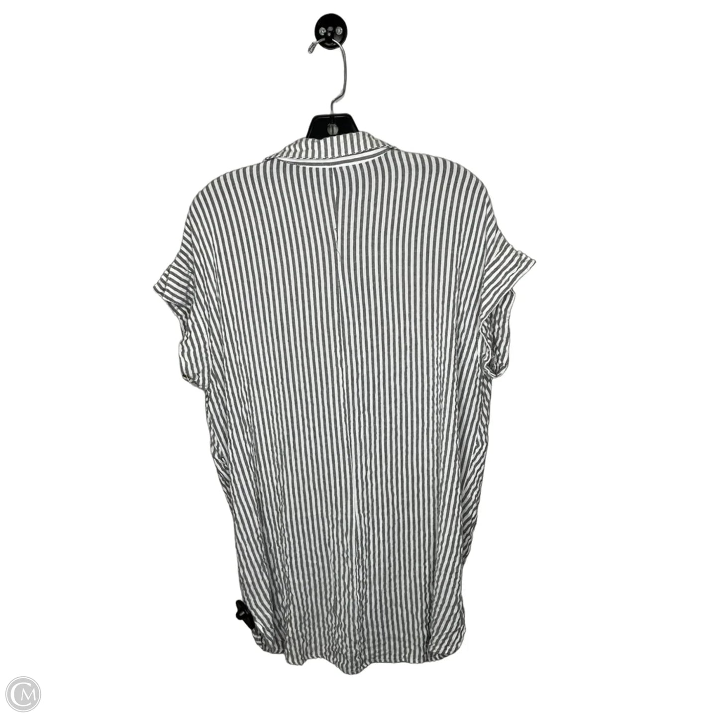 Top Short Sleeve By Mustard Seed In Striped Pattern, Size: S