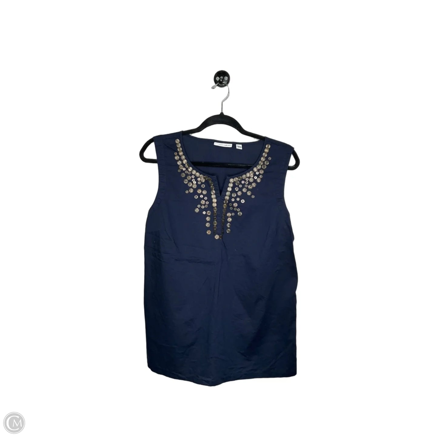 Top Sleeveless By St Johns Bay In Navy, Size: Xl