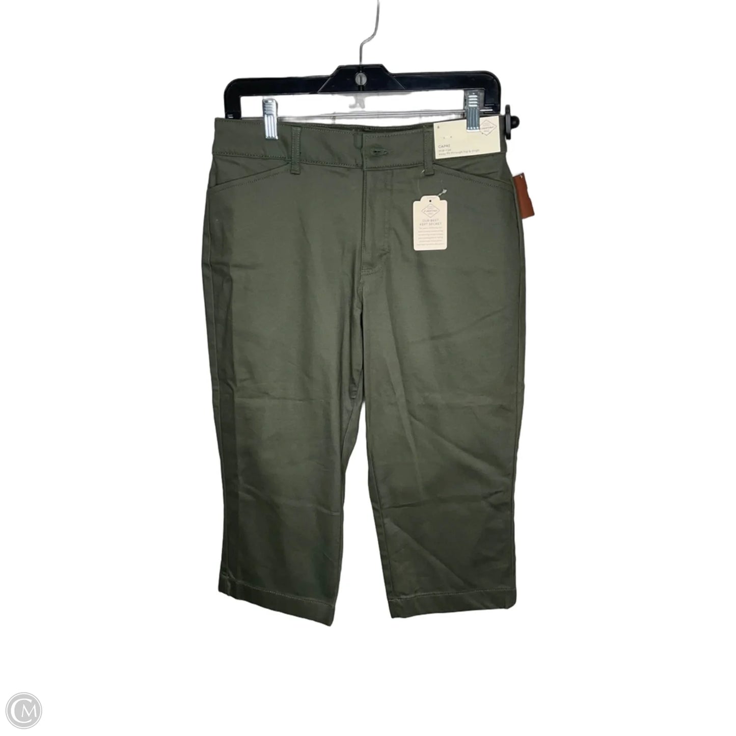 Capris By St Johns Bay In Green, Size: 6