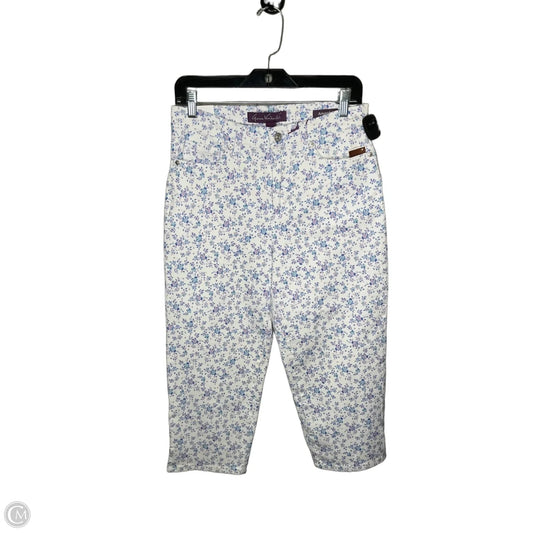 Capris By Gloria Vanderbilt In Floral Print, Size: 6