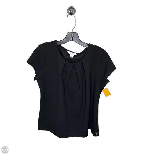 Top Sleeveless By Liz Claiborne In Black, Size: L