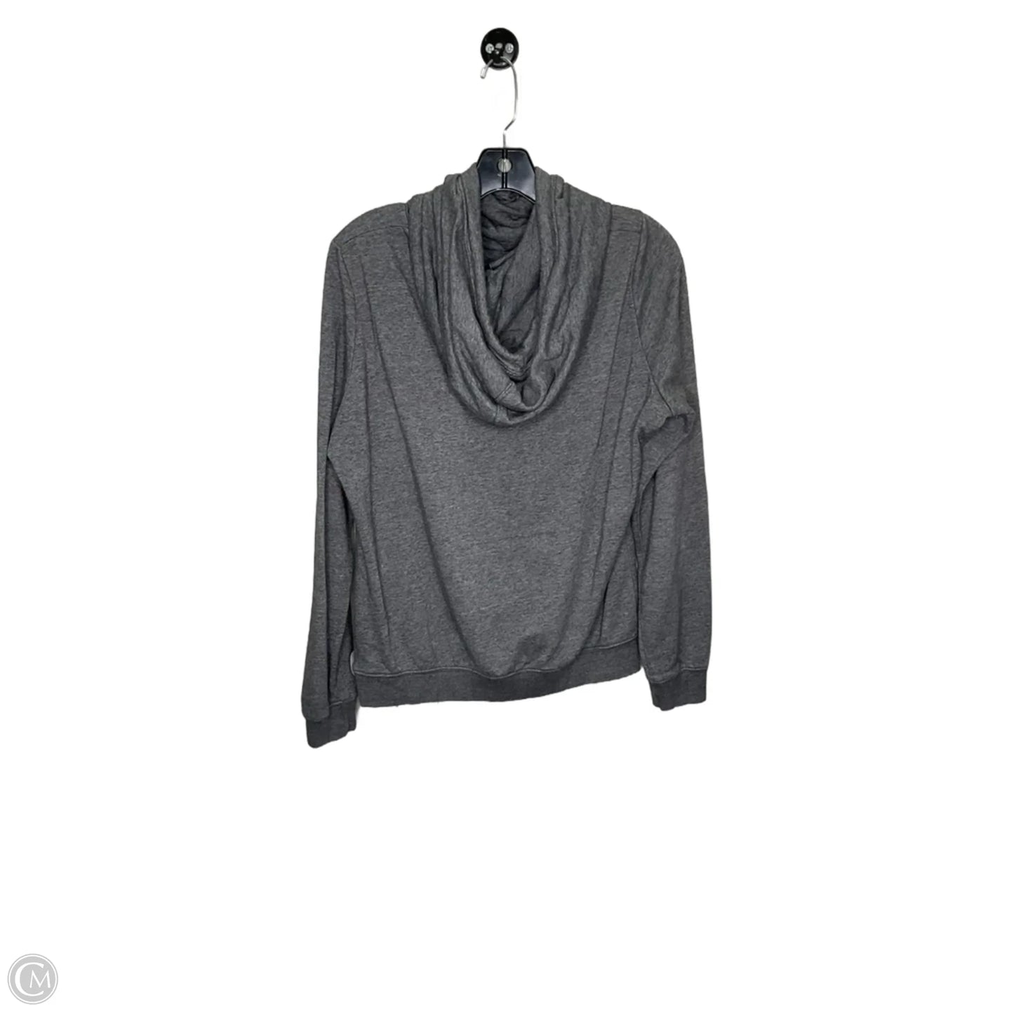 Sweatshirt Hoodie By Nike In Grey, Size: M