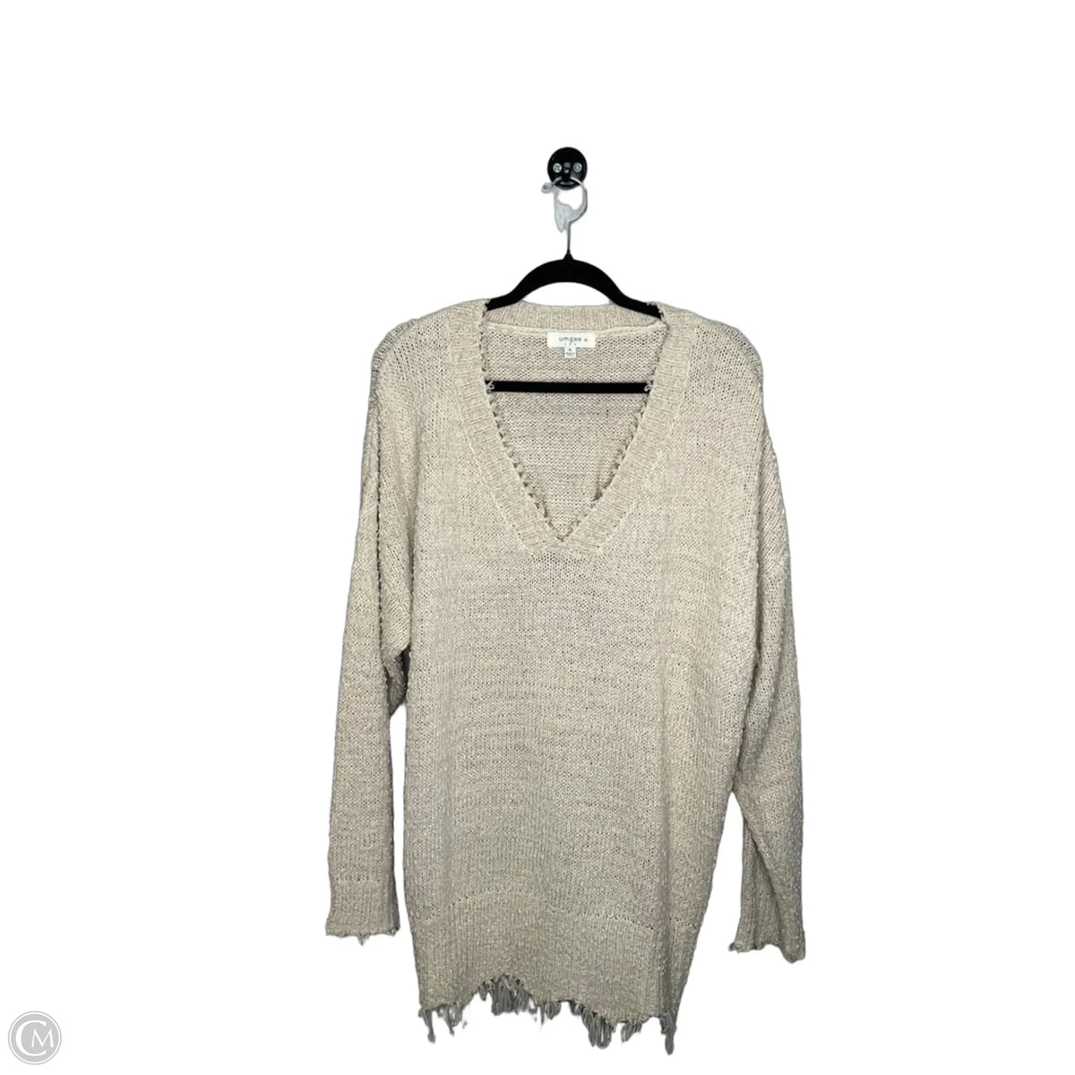 Sweater By Umgee In Cream, Size: Xl