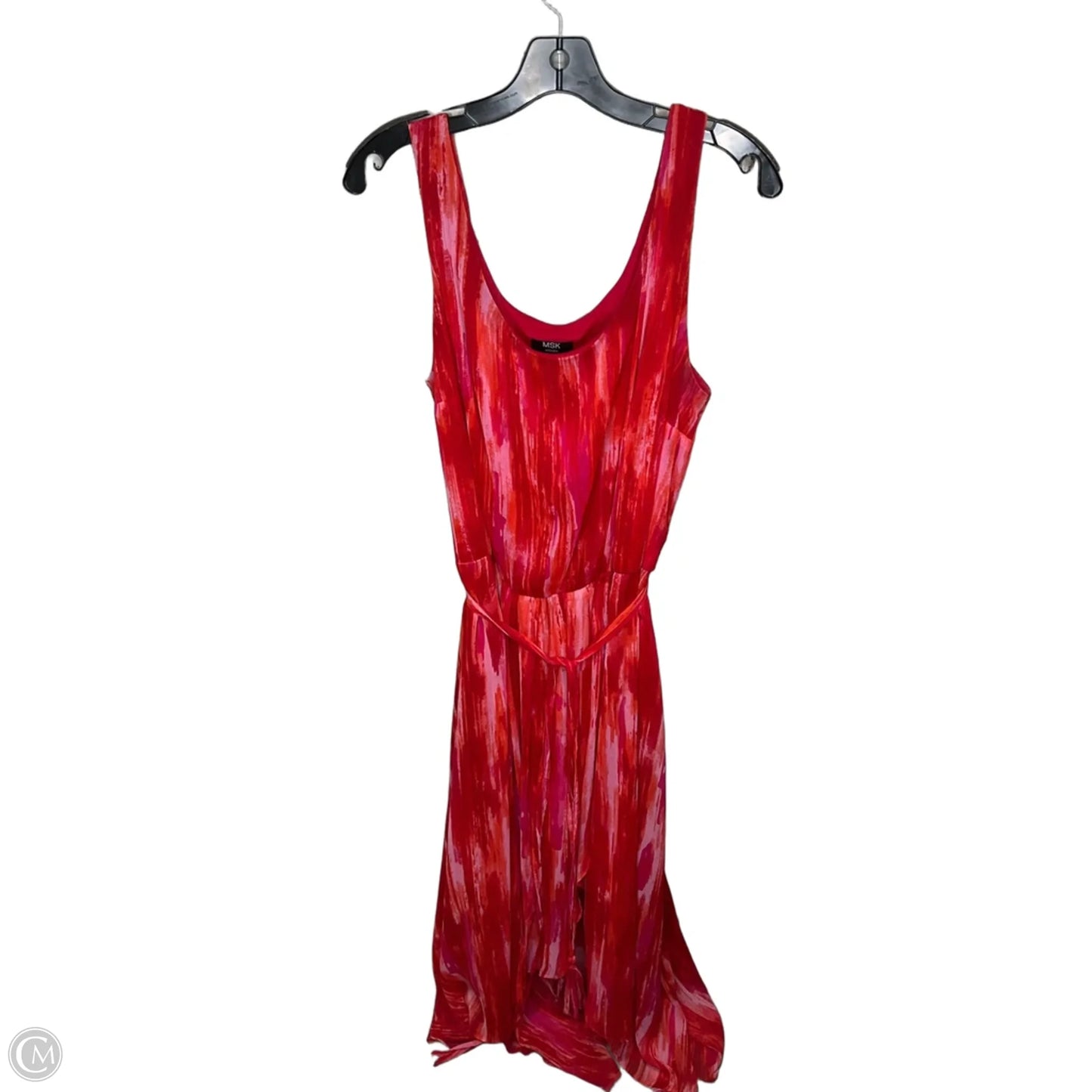 Dress Casual Midi By Msk In Red, Size: 14