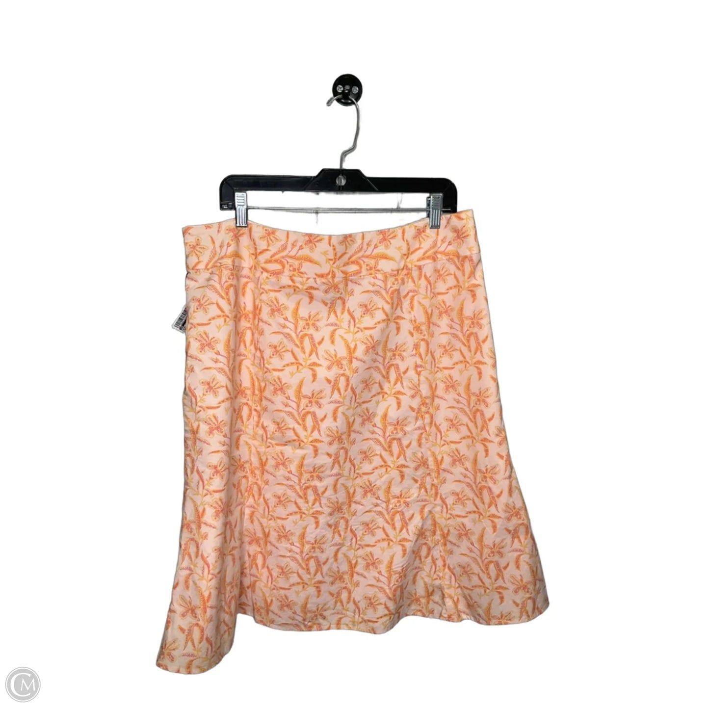 Skirt Midi By Gap In Orange, Size: 14
