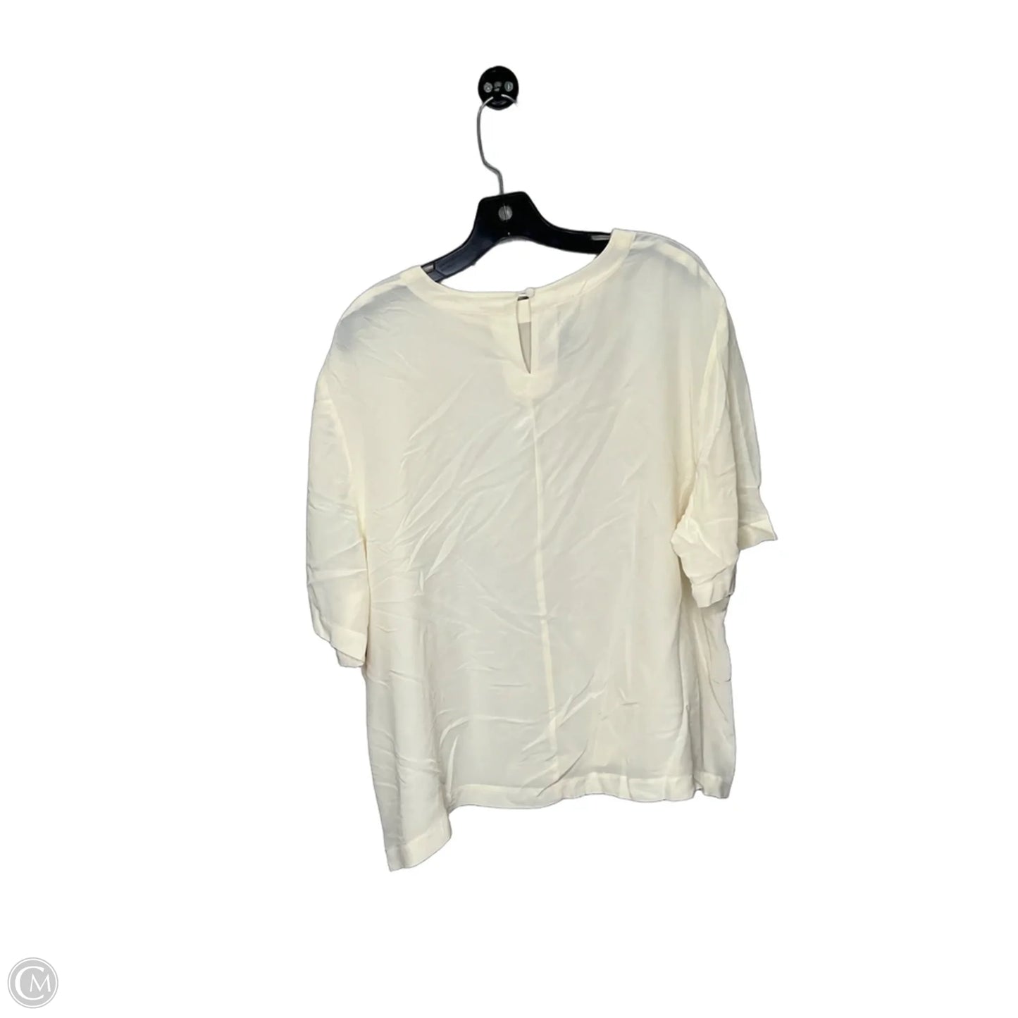 Top Short Sleeve By West Bound In Cream, Size: 1x