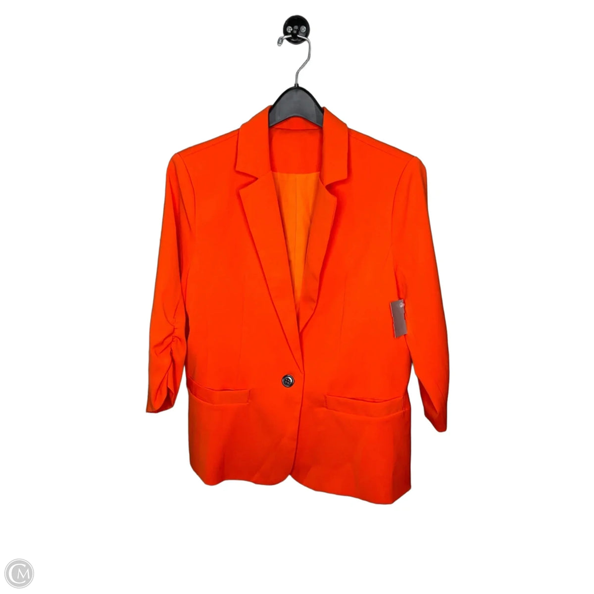 Blazer By Clothes Mentor In Orange, Size: M