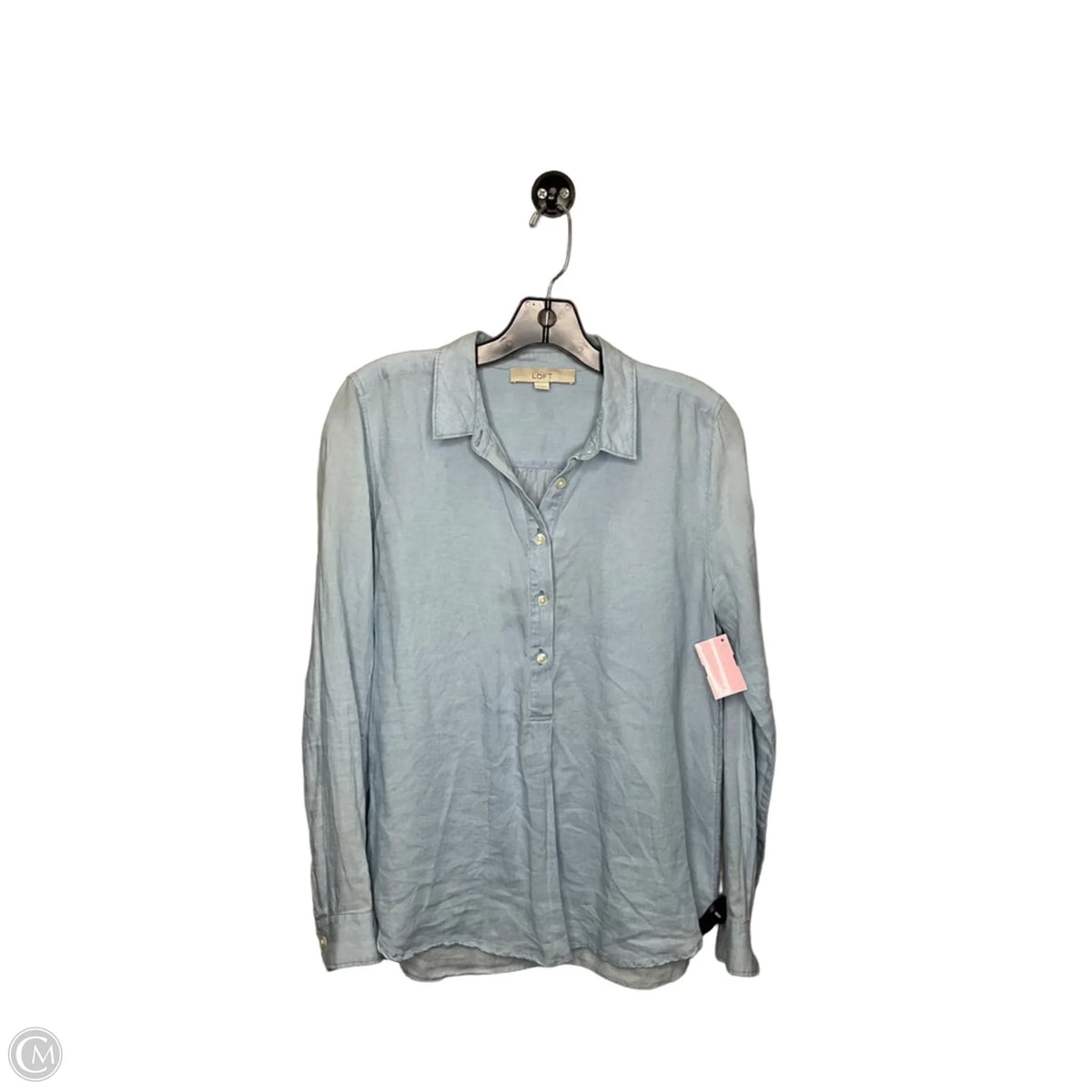 Top Long Sleeve By Loft In Blue, Size: Xs