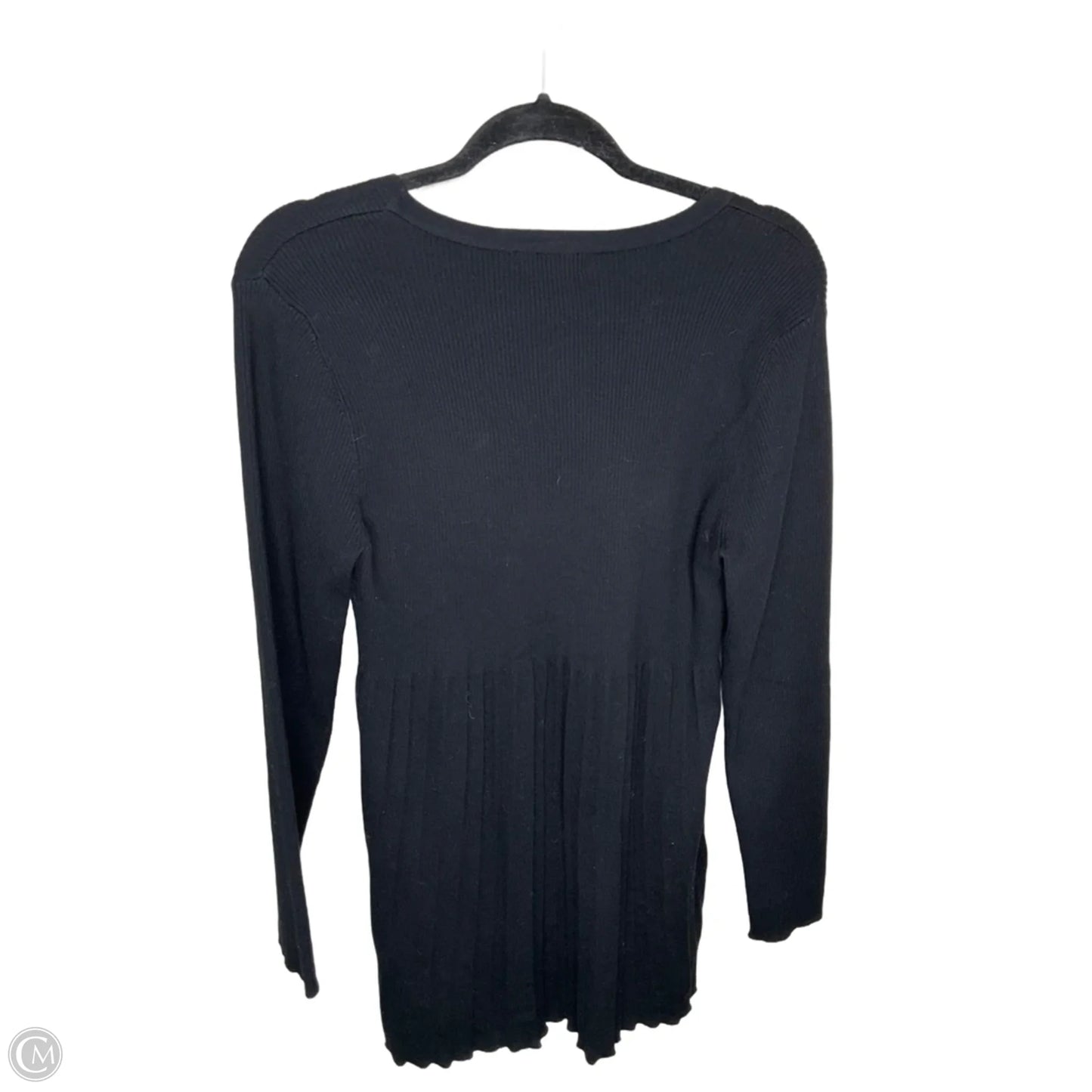 Sweater By Style And Company In Black, Size: L