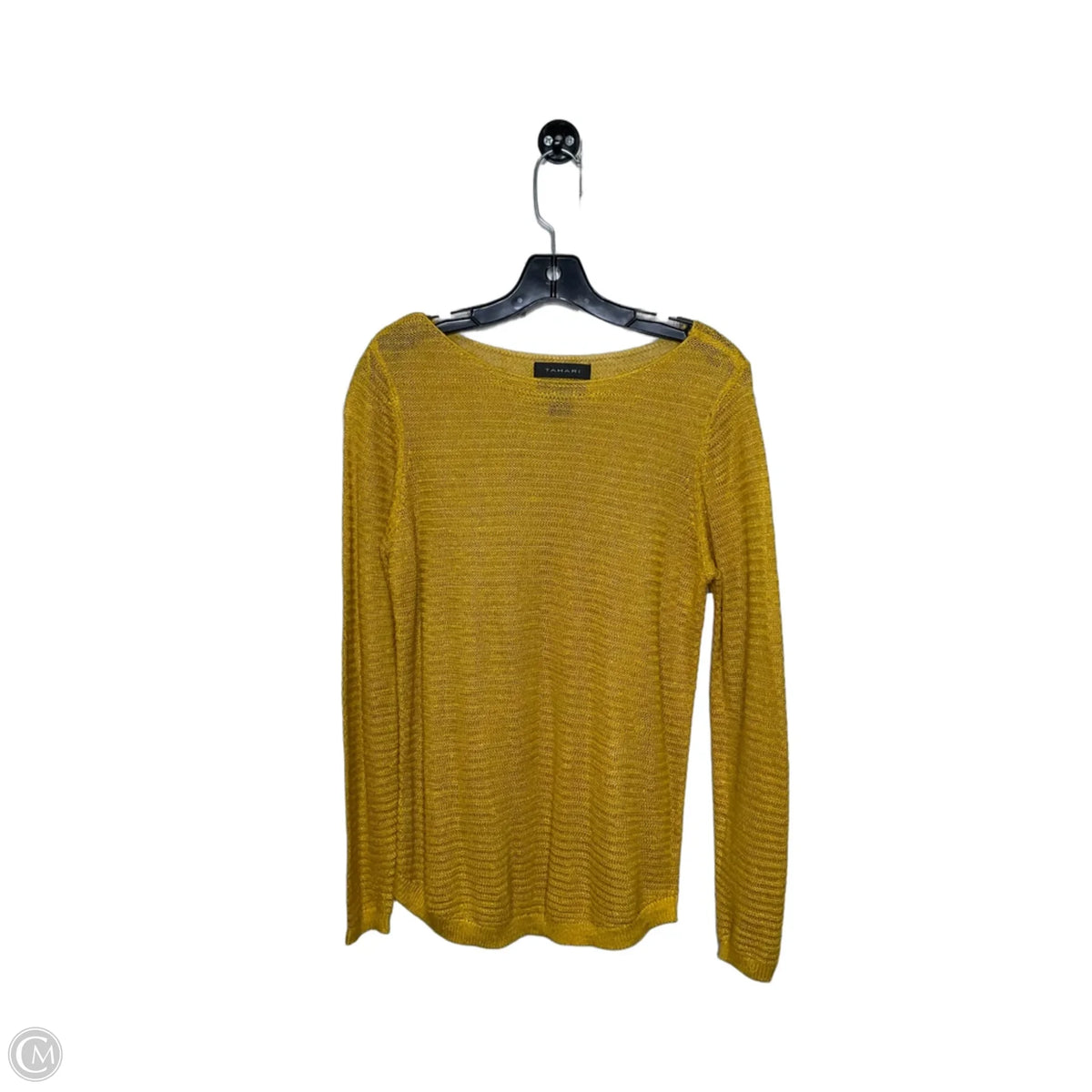 Top Long Sleeve By Tahari In Yellow, Size: M