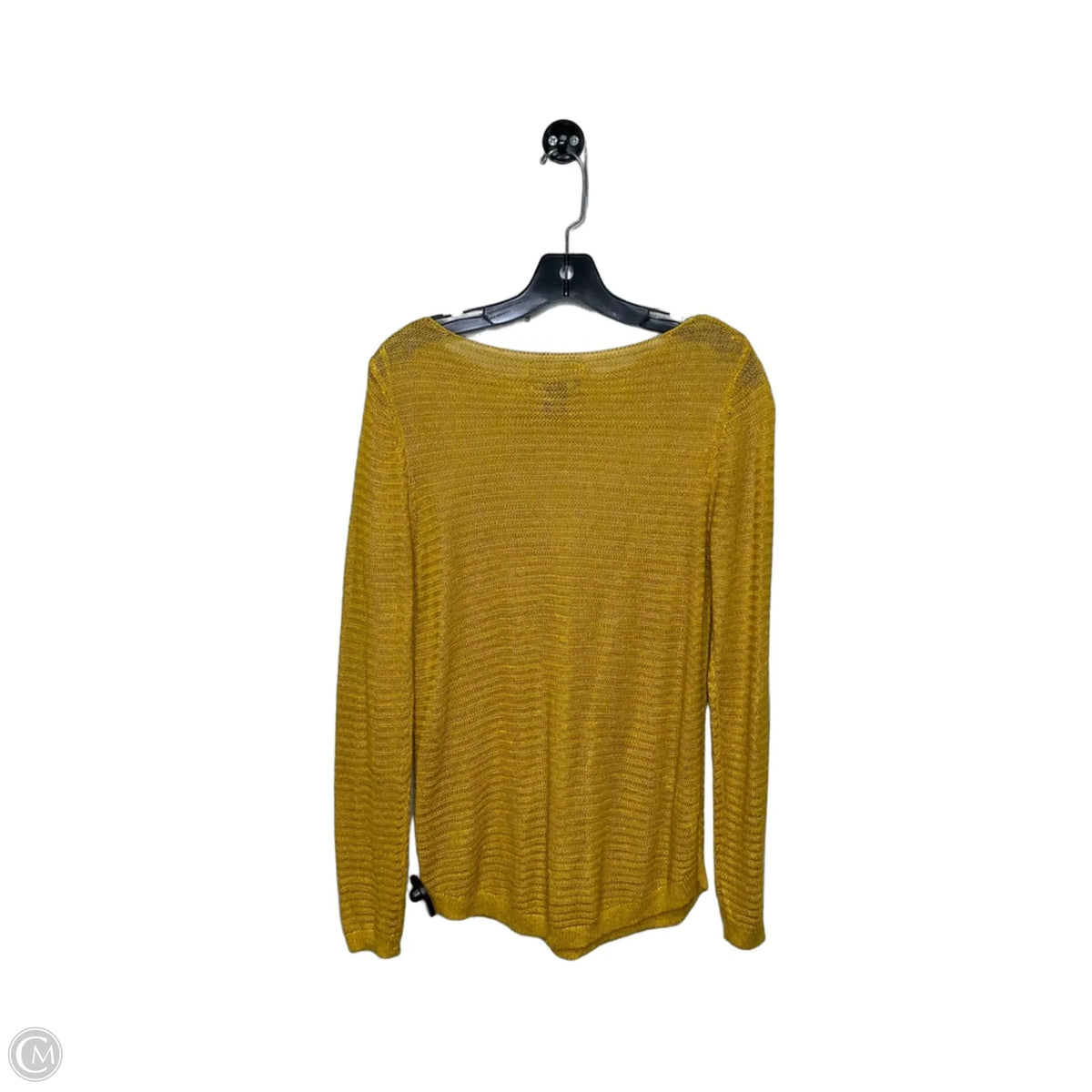 Top Long Sleeve By Tahari In Yellow, Size: M