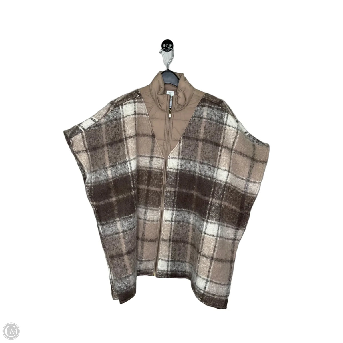 Vest Fleece By Clothes Mentor In Plaid Pattern, Size: S