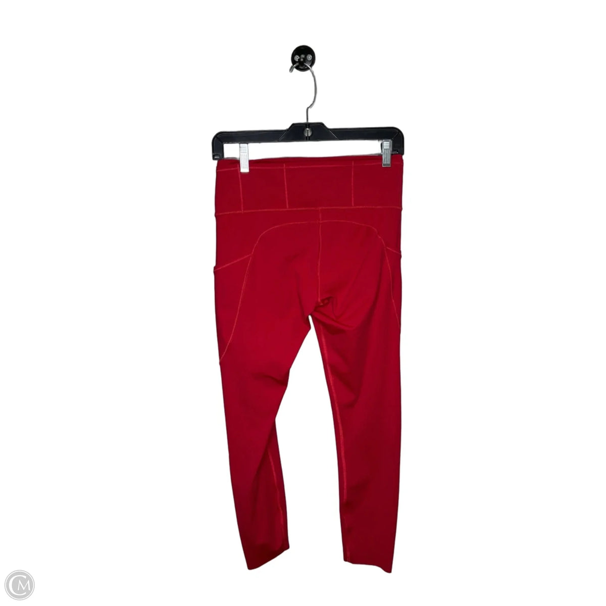 Athletic Leggings Capris By Lululemon In Red, Size: 6