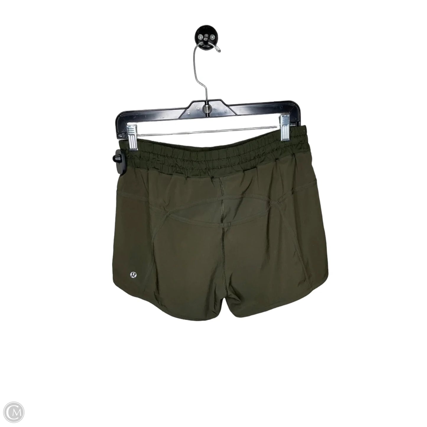 Athletic Shorts By Lululemon In Green, Size: 8