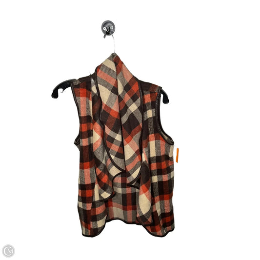 Vest Fleece By Hyfve In Plaid Pattern, Size: S