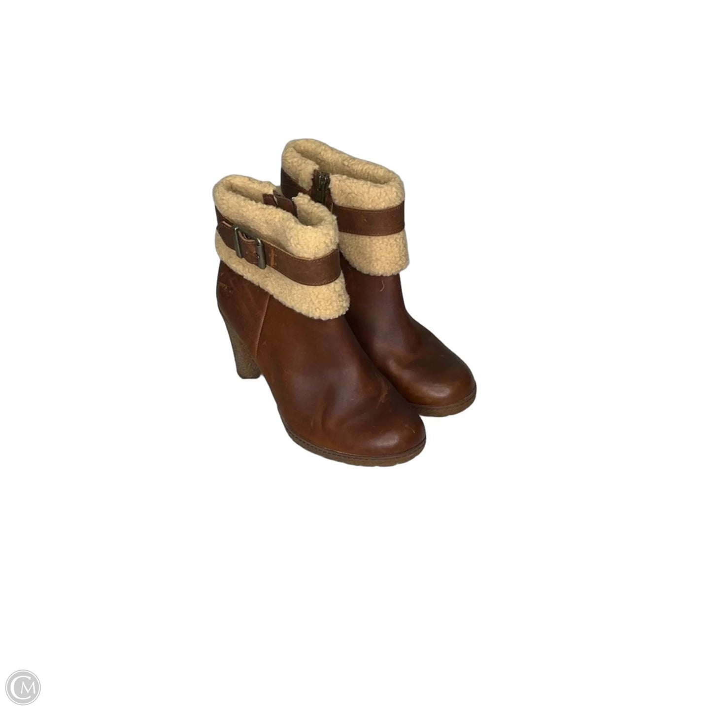 Boots Ankle Heels By Timberland In Brown, Size: 8.5
