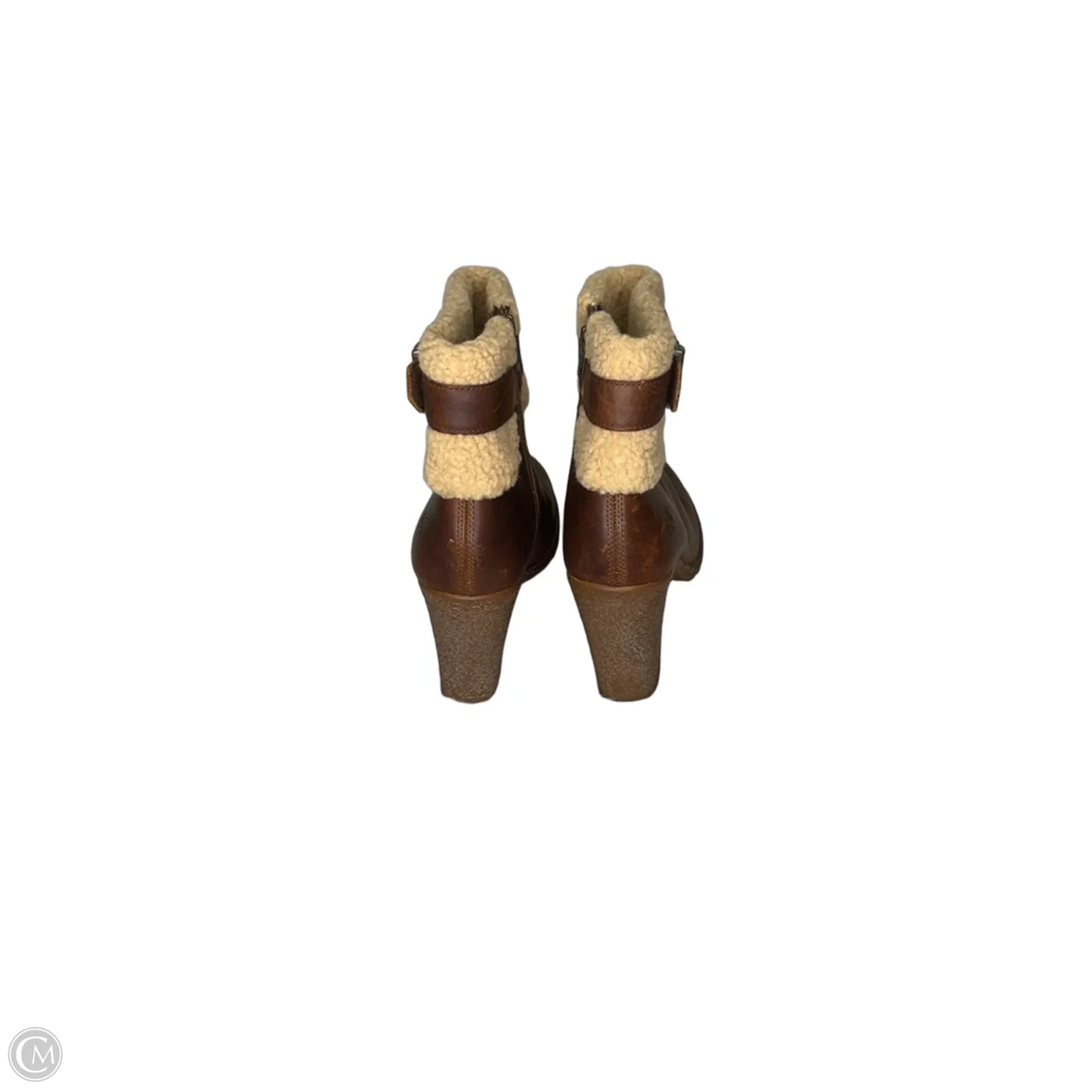 Boots Ankle Heels By Timberland In Brown, Size: 8.5