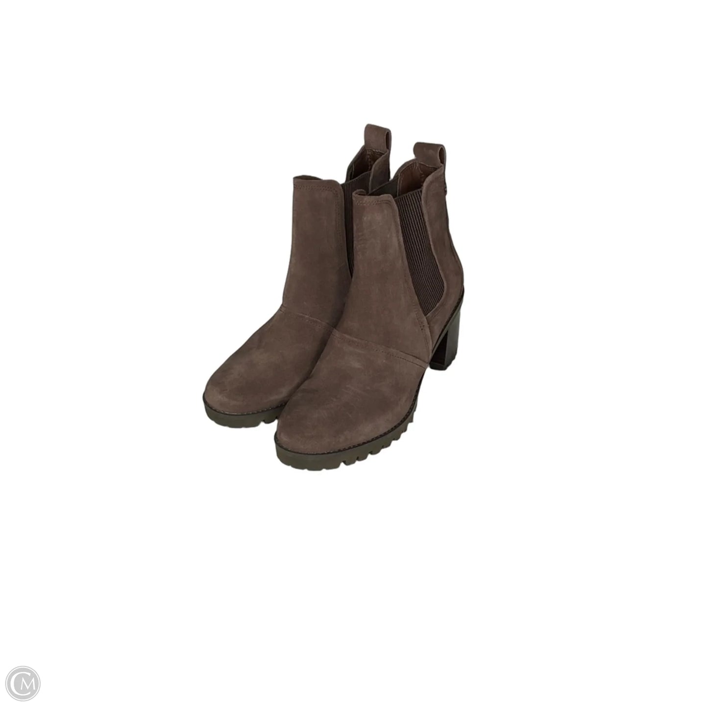 Boots Designer By Ugg In Brown, Size: 8.5