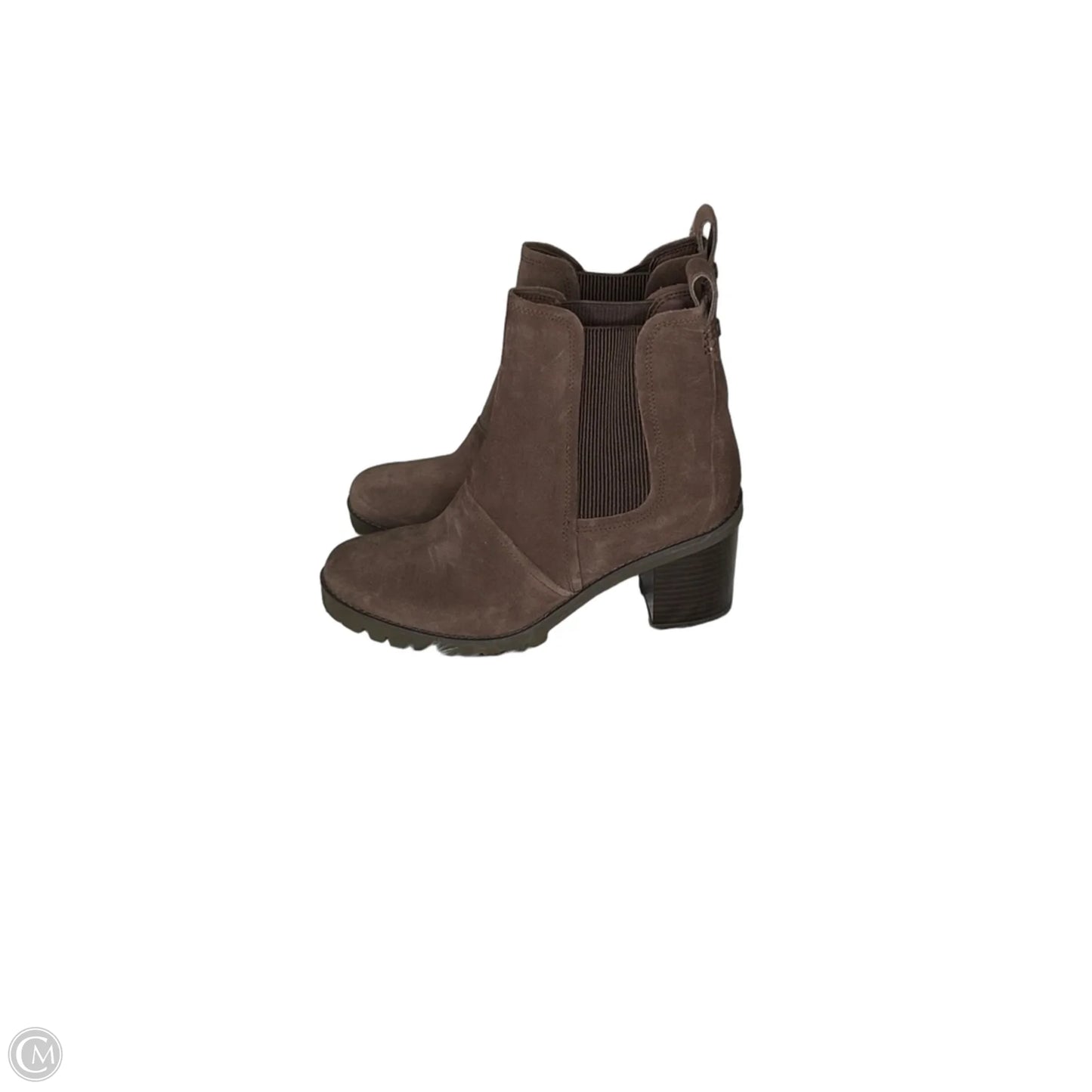 Boots Designer By Ugg In Brown, Size: 8.5