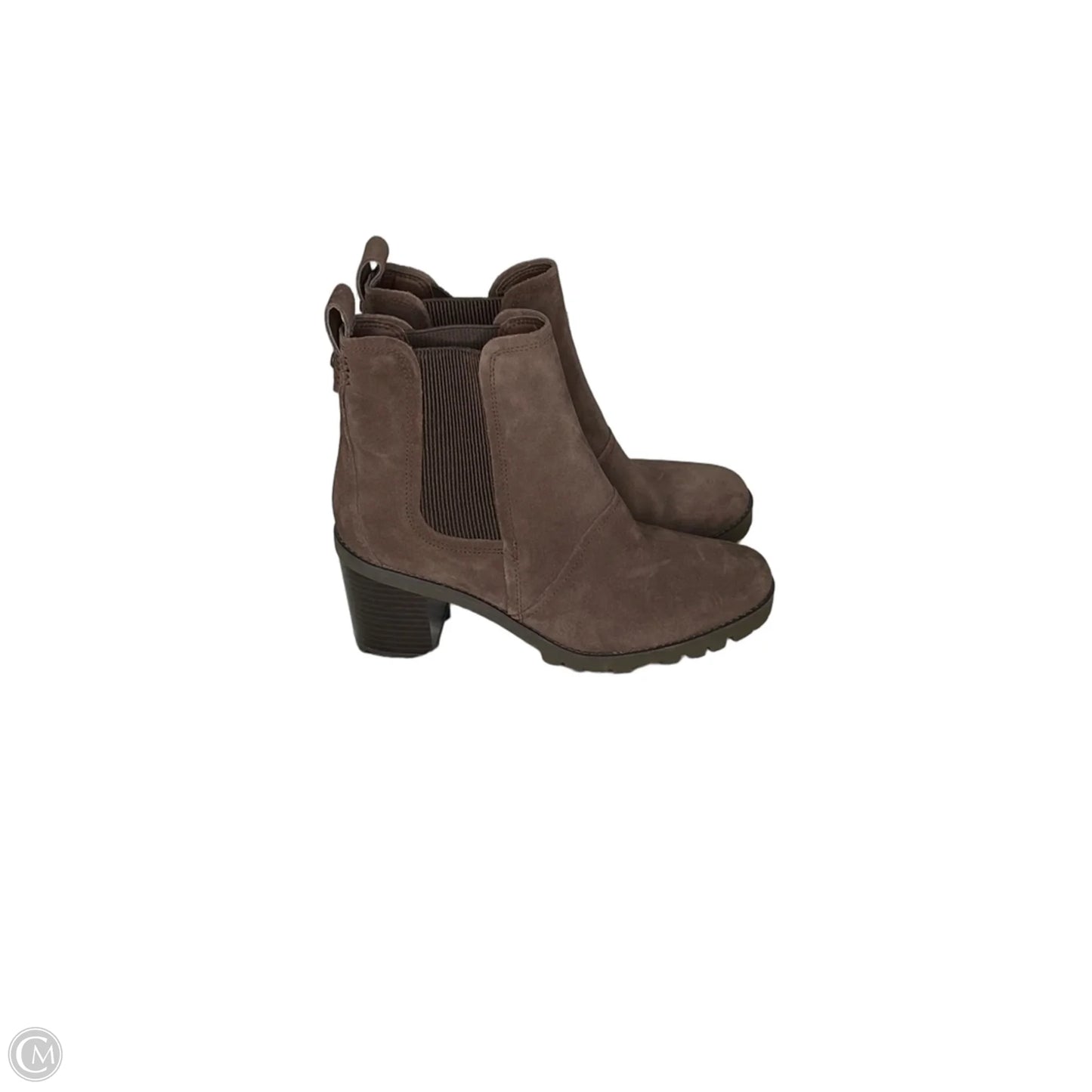 Boots Designer By Ugg In Brown, Size: 8.5