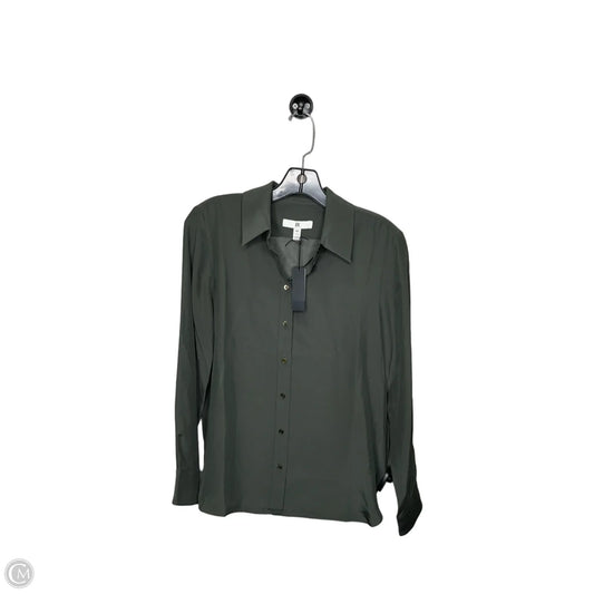 Blouse Long Sleeve By Banana Republic In Green, Size: Xs