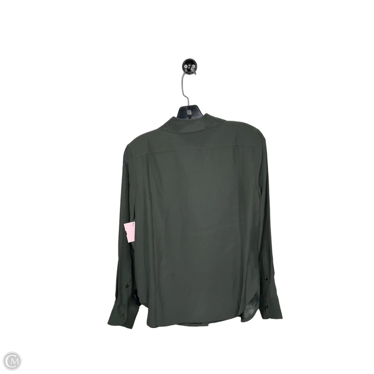 Blouse Long Sleeve By Banana Republic In Green, Size: Xs