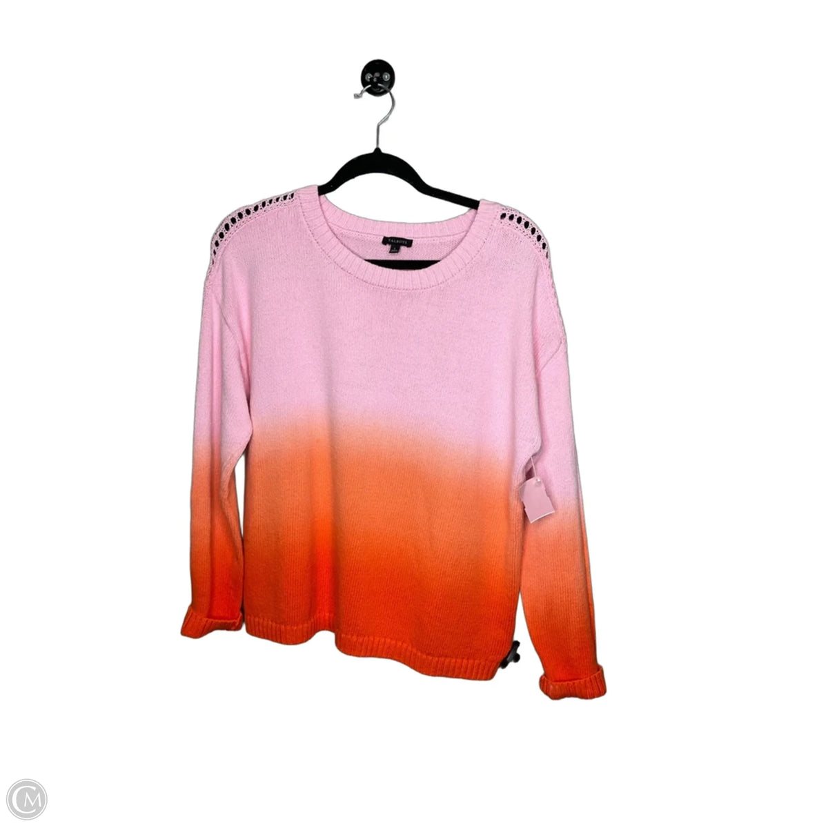 Sweater By Talbots In Pink, Size: L