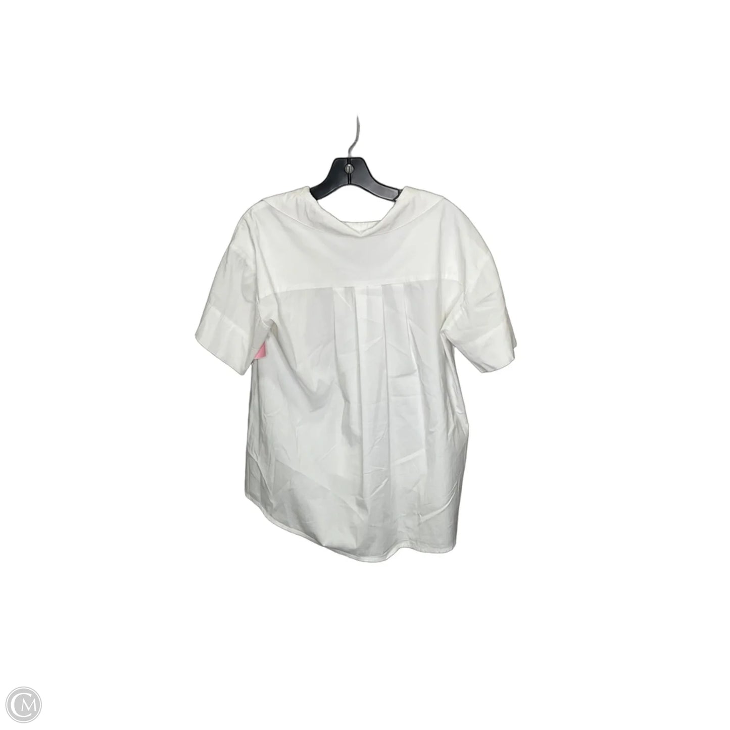 Top Short Sleeve By Cremieux In White, Size: S