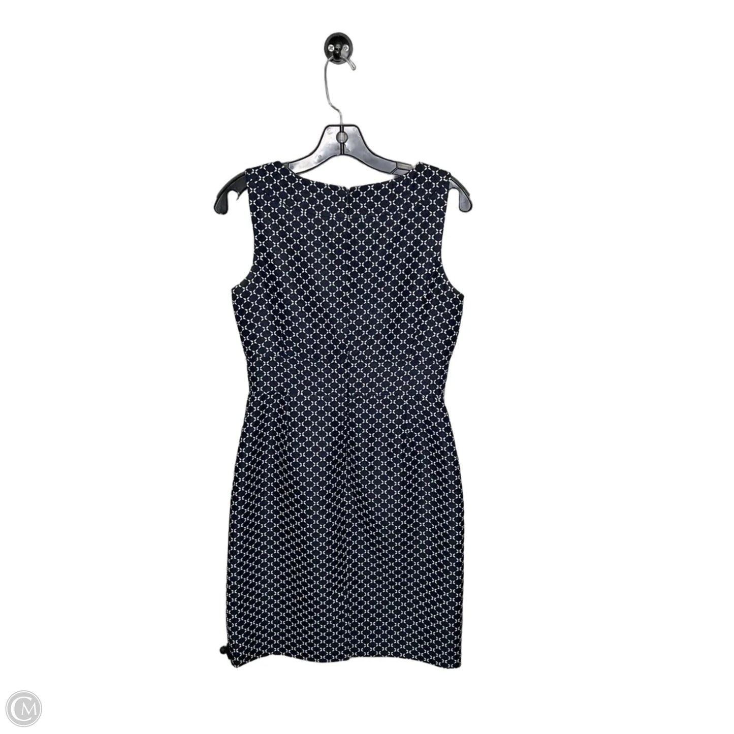 Dress Casual Short By Tahari In Blue & White, Size: 4
