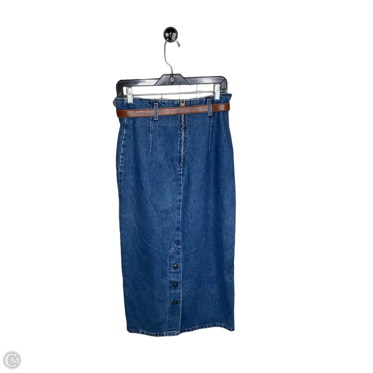 Skirt Midi By Hunt Club In Blue Denim, Size: 10