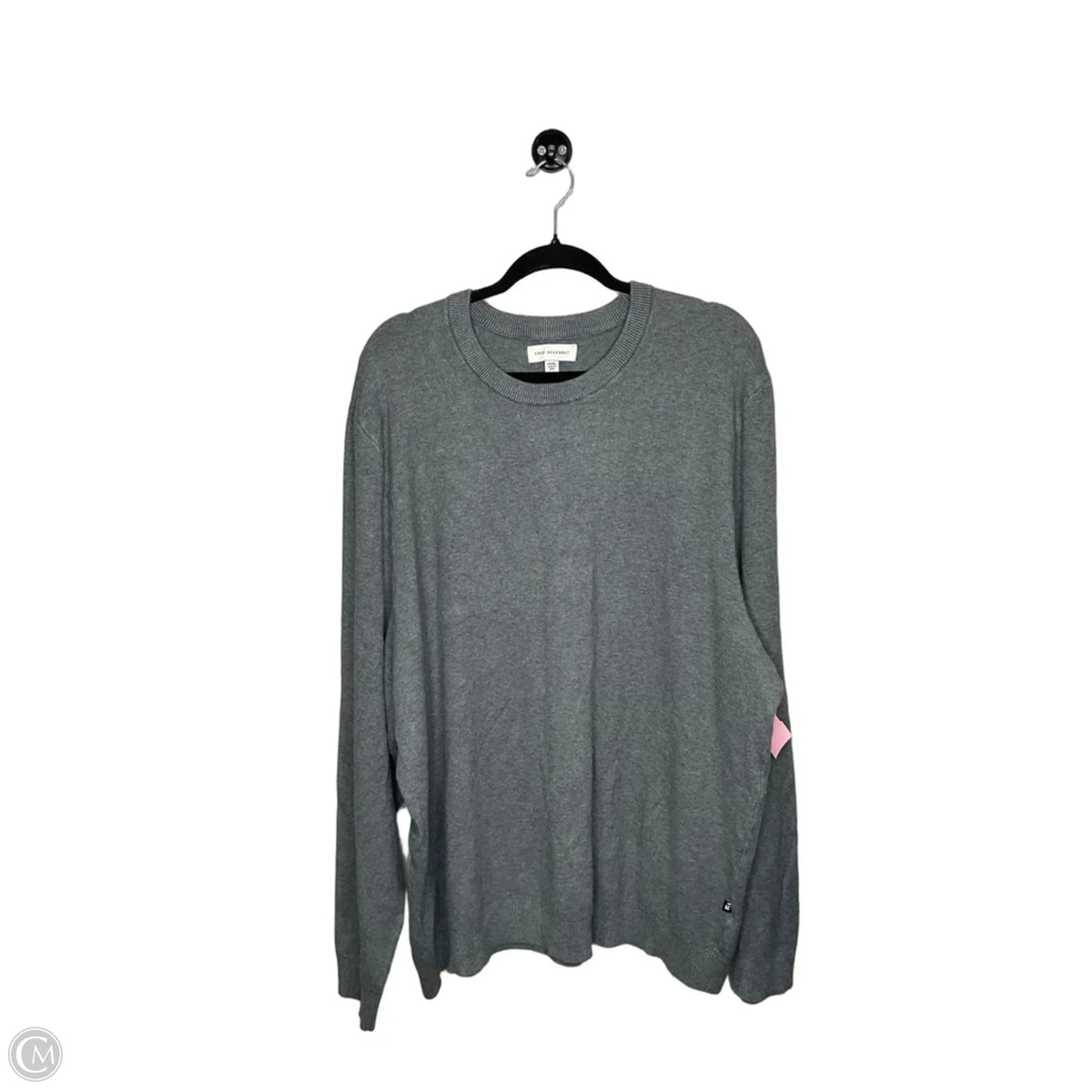 Sweatshirt Crewneck By Free Assembly In Grey, Size: Xxl