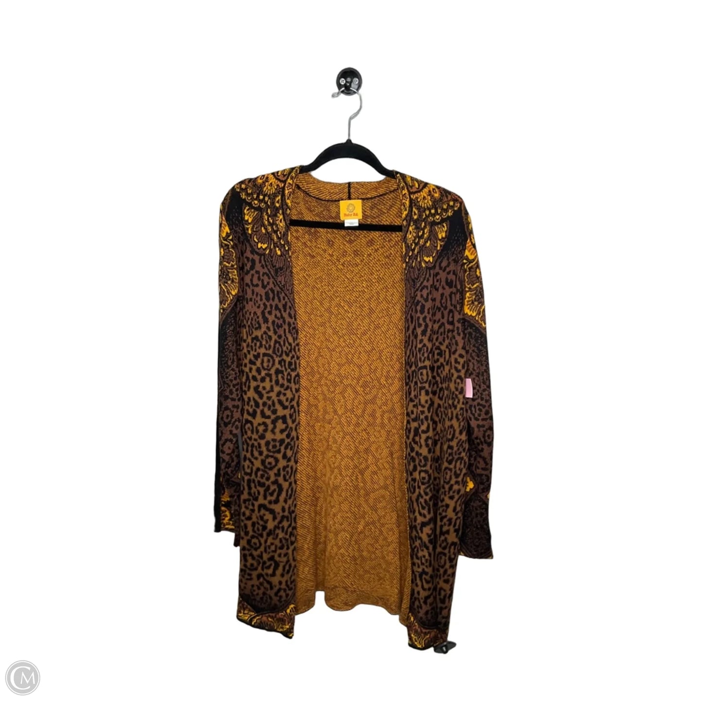 Cardigan By Ruby Rd In Brown & Gold, Size: Xl