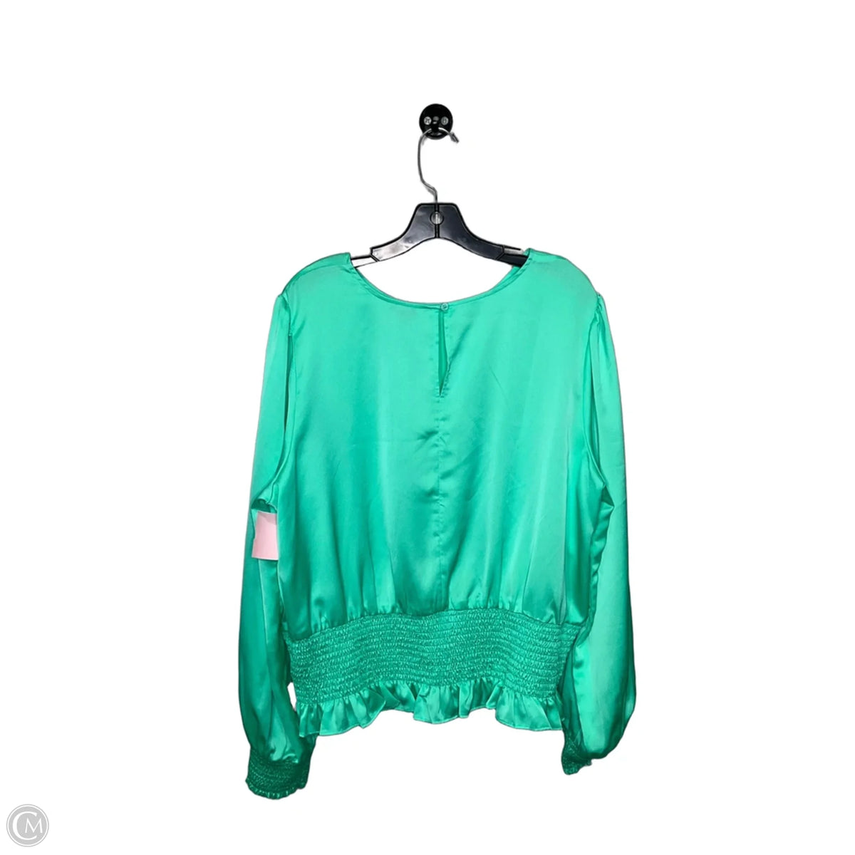 Blouse 3/4 Sleeve By Ann Taylor In Green, Size: Xxl