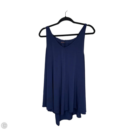 Top Sleeveless By First Love In Navy, Size: 2x