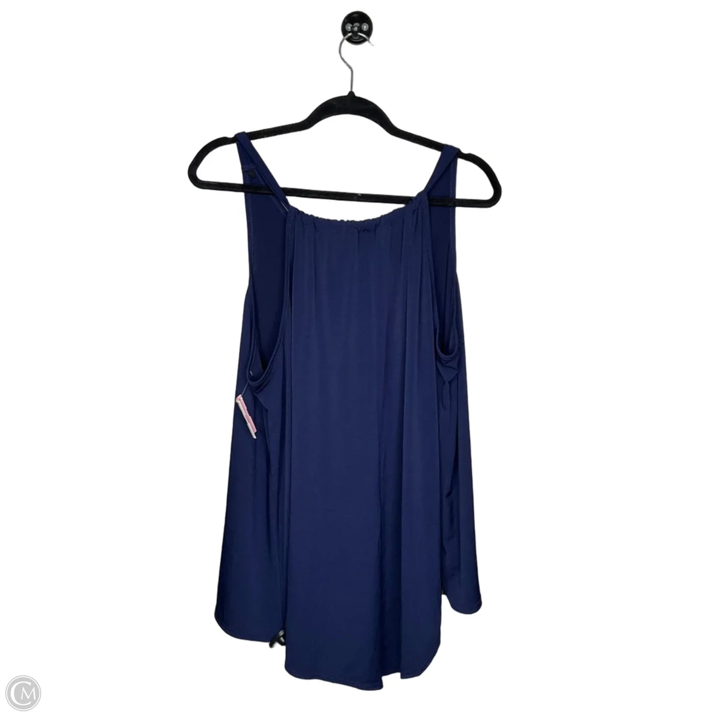 Top Sleeveless By First Love In Navy, Size: 2x