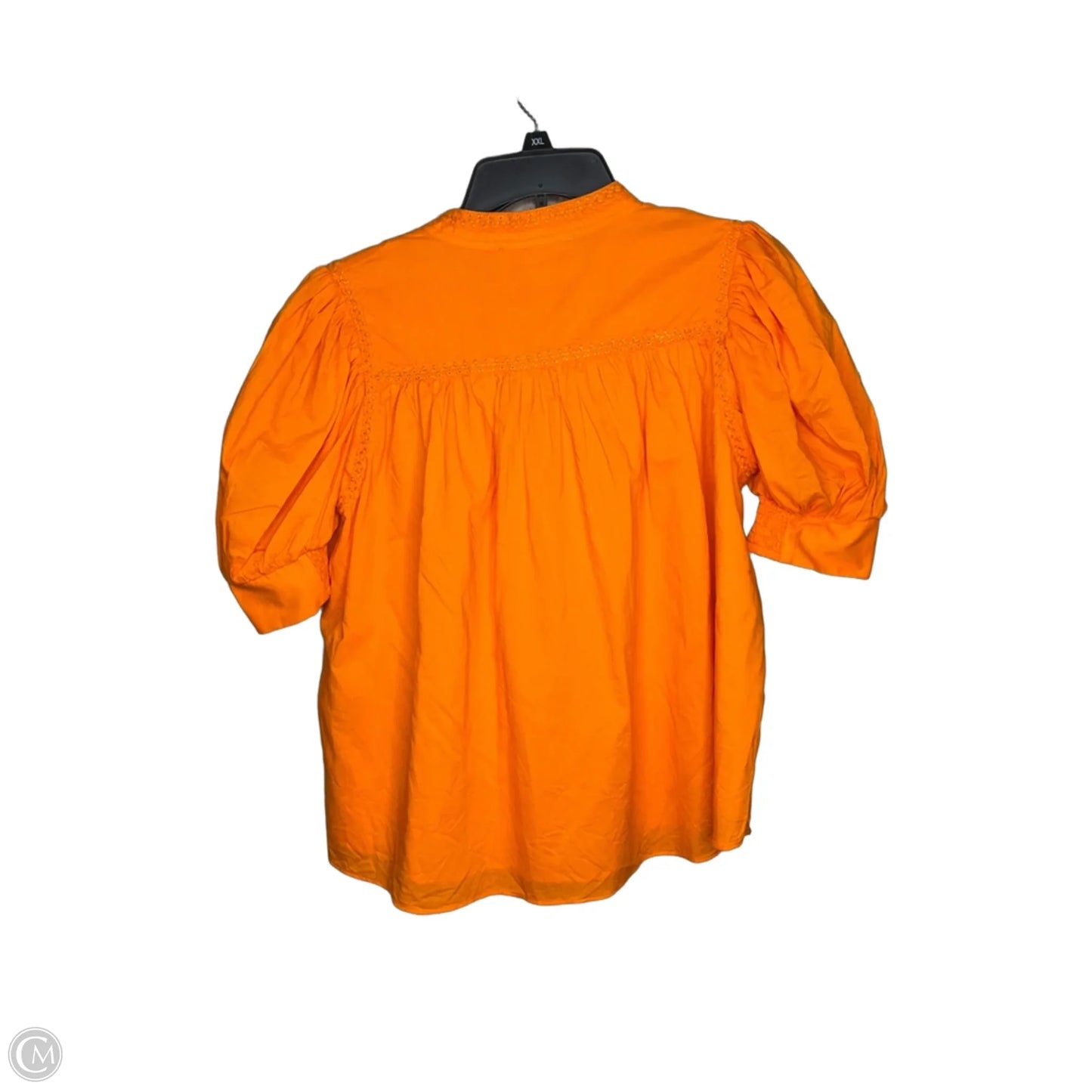 Blouse Short Sleeve By Anna Cate In Orange, Size: Xs
