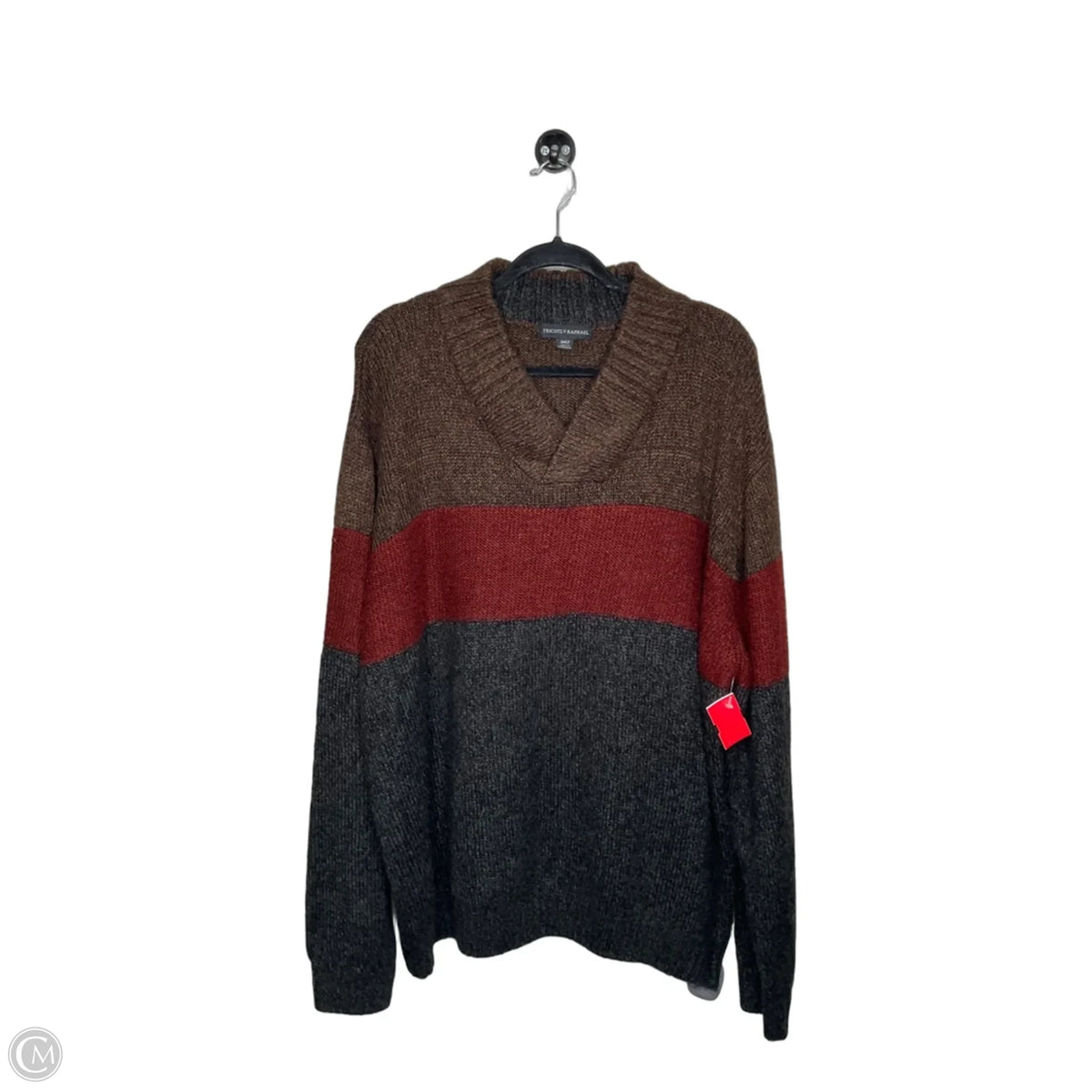 Sweater By Clothes Mentor In Brown, Size: 3x