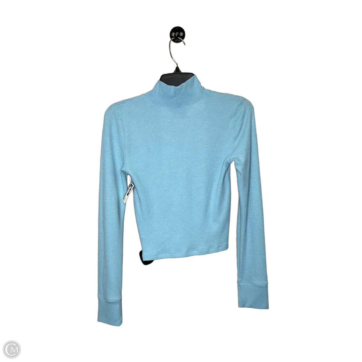Top Long Sleeve By American Eagle In Blue, Size: M