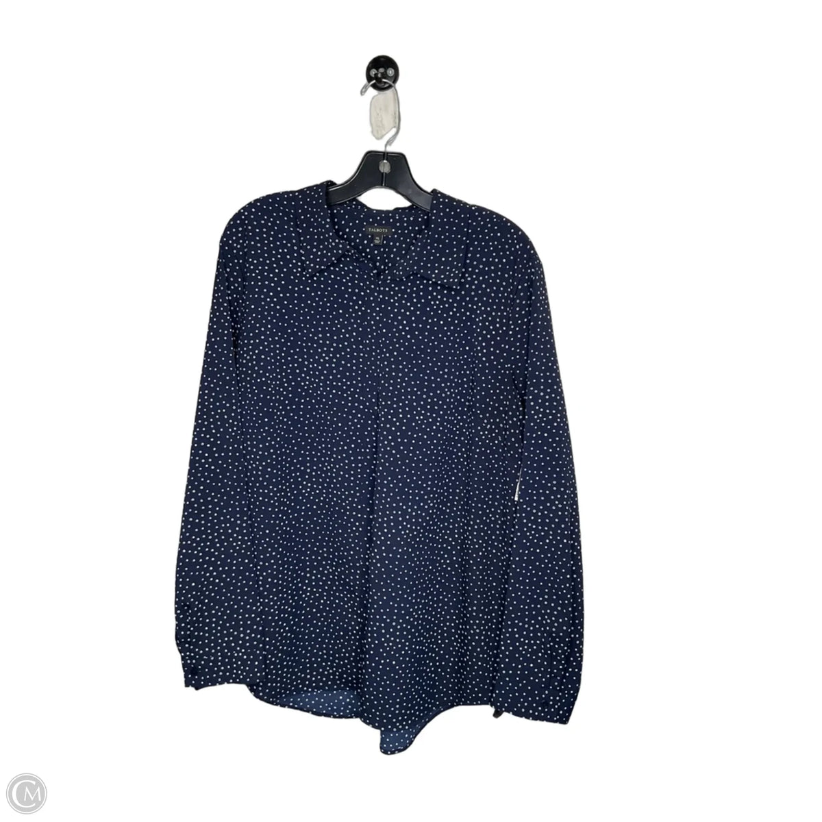 Top Long Sleeve By Talbots In Navy, Size: Xl
