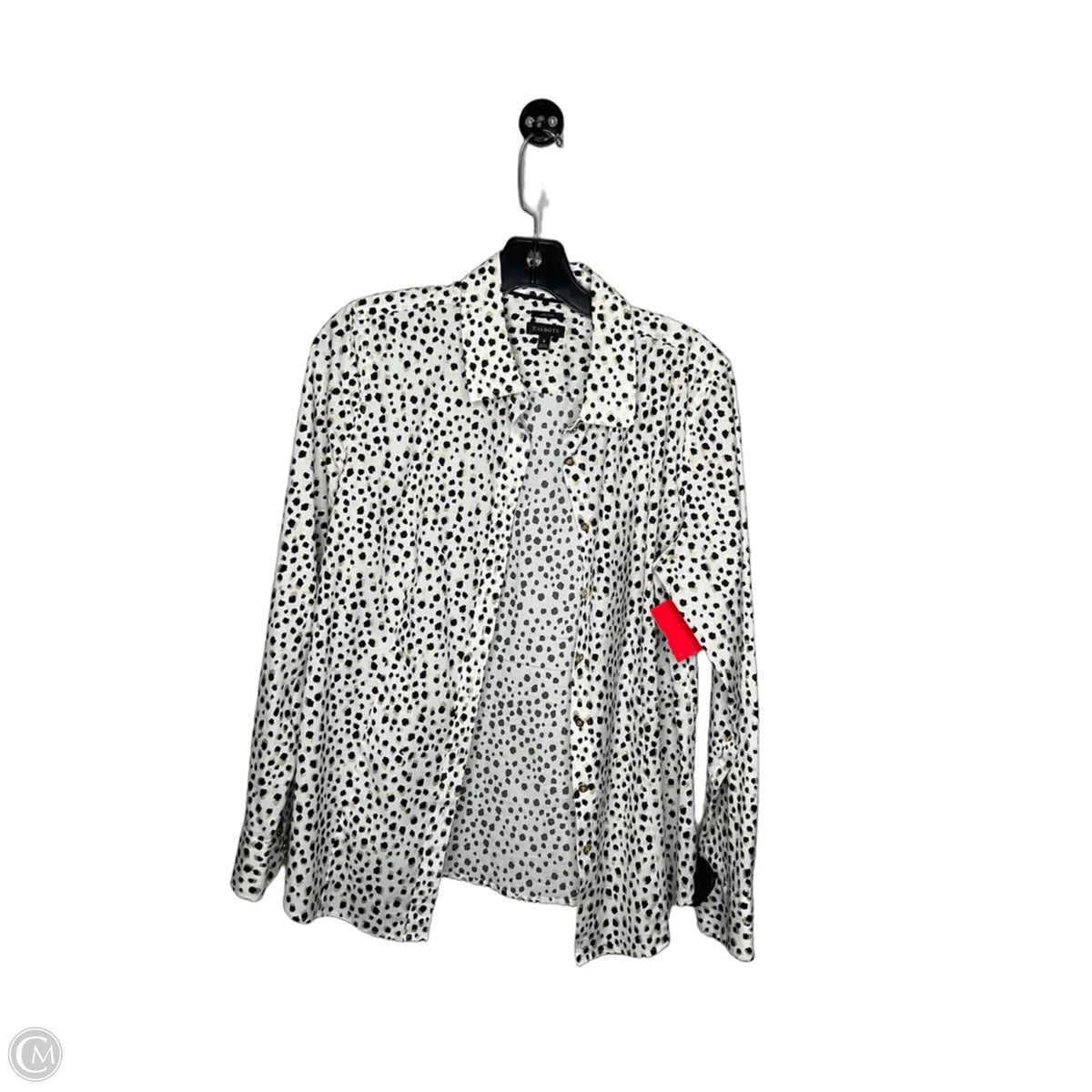 Top Long Sleeve By Talbots In Animal Print, Size: 8