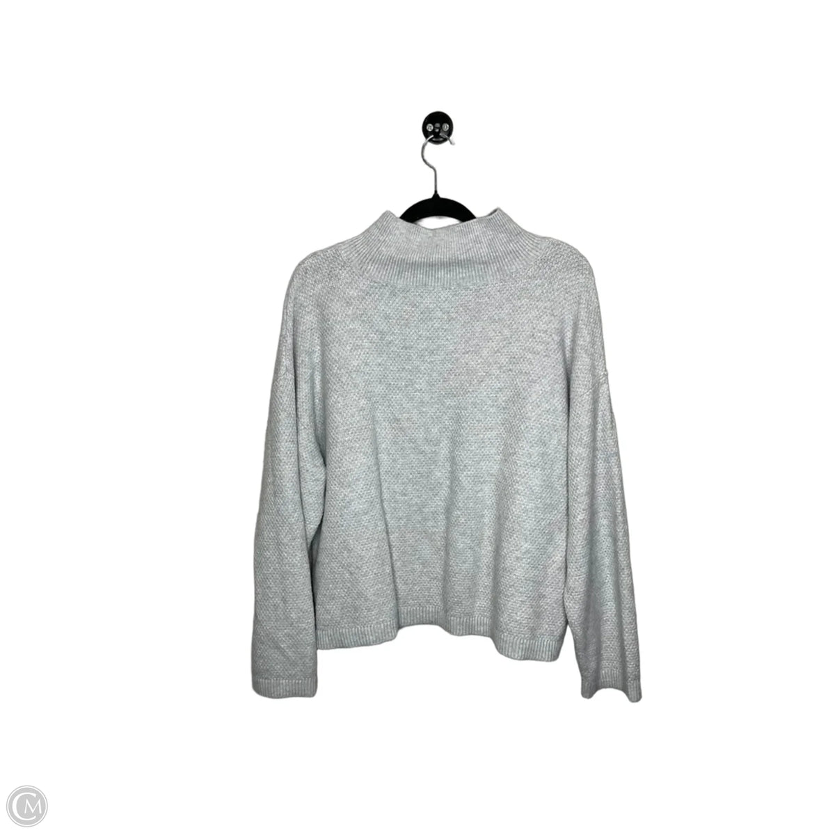 Sweater By Ann Taylor In Grey, Size: Xl