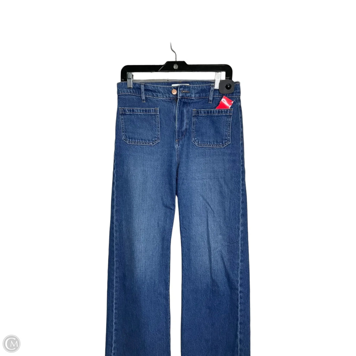Jeans Wide Leg By Loft In Blue Denim, Size: 4