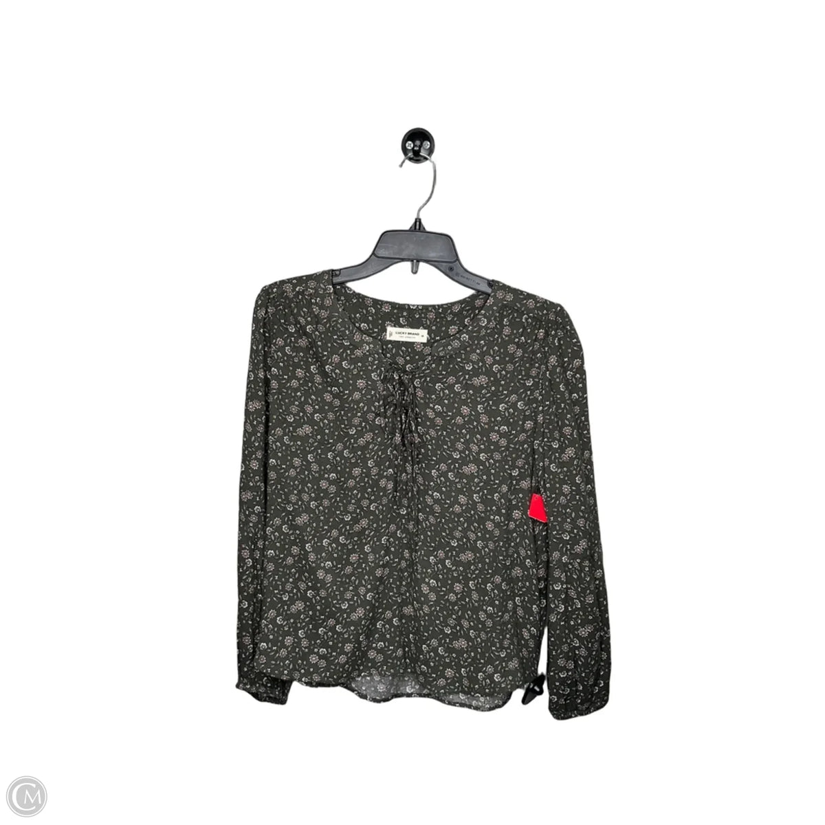 Top Long Sleeve By Lucky Brand In Green, Size: Xs